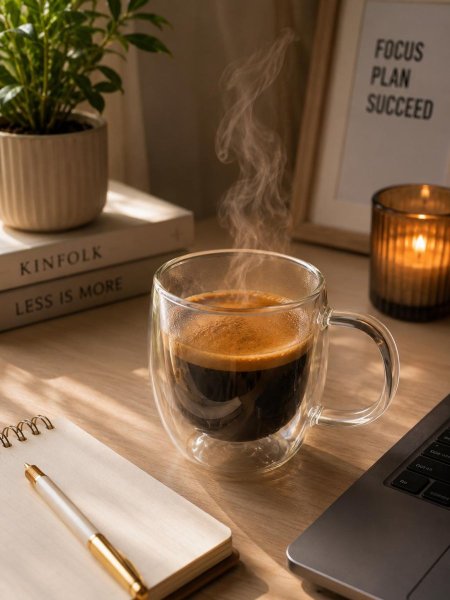 ماج شفاف دبل جلاس ورد ابيض